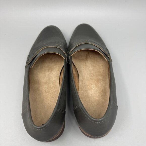 Vionic Cheryl II Womens Penny Loafers Sz 10 W Comfort Black Nappa Leather Shoes - Picture 8 of 9